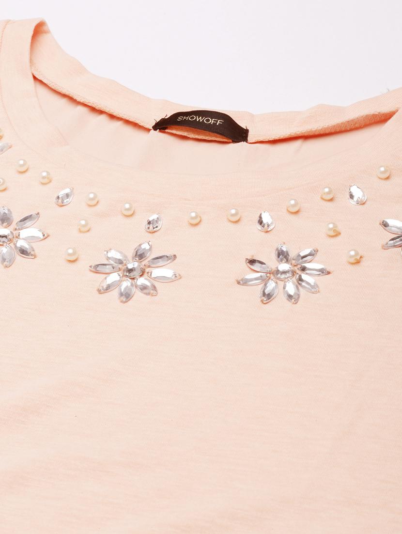 women's round neck regular top - 20928830 - Standard Image - 7