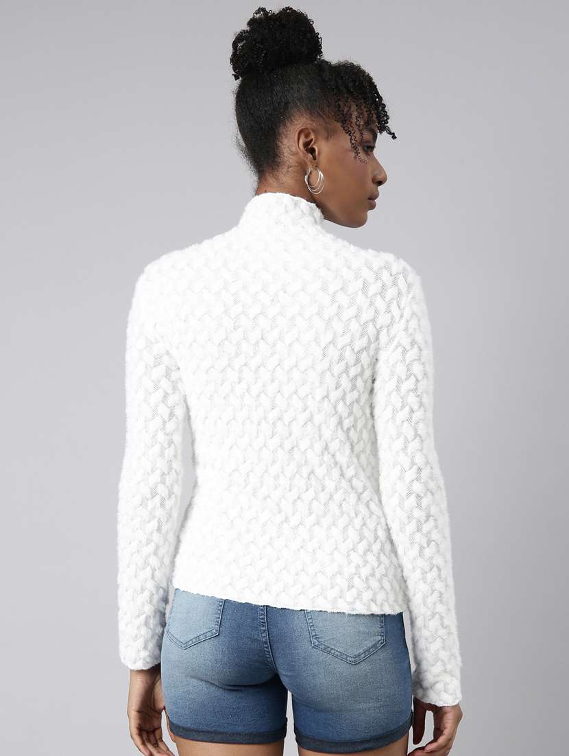 women high neck regular top - 20928876 - Standard Image - 2