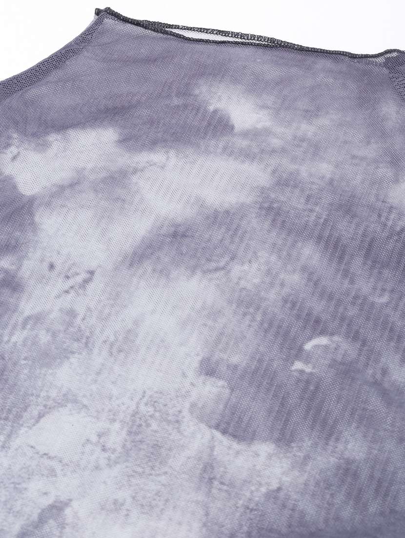 women long sleeve tie & dye regular top - 20928892 -  Standard Image - 7