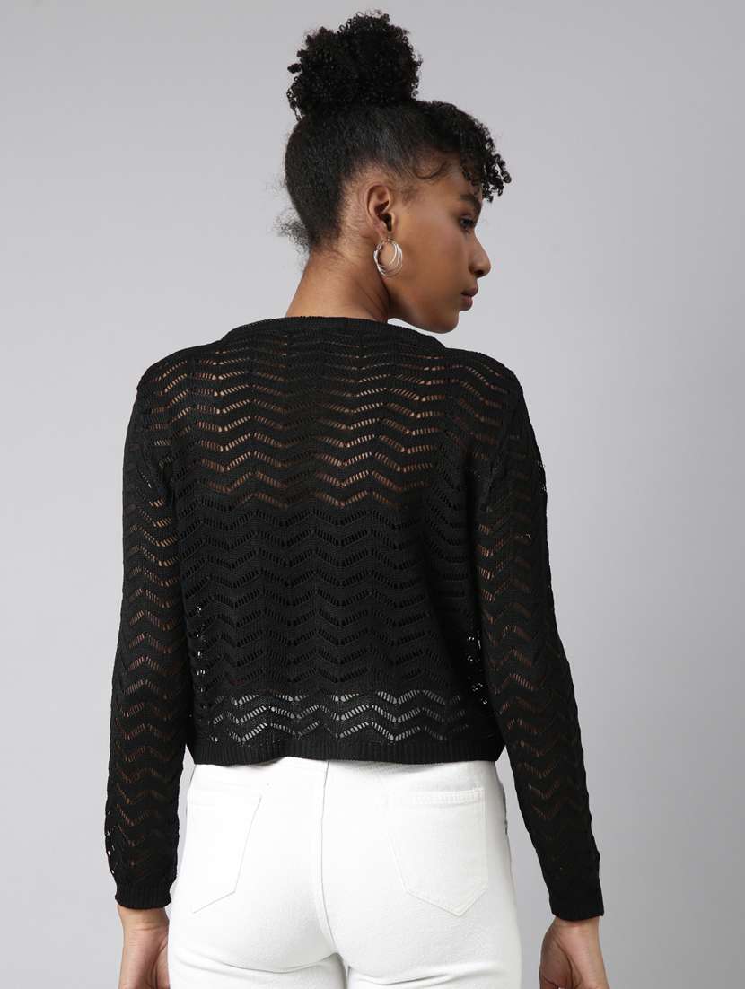 black self design detailed top - 20928926 -  Standard Image - 2