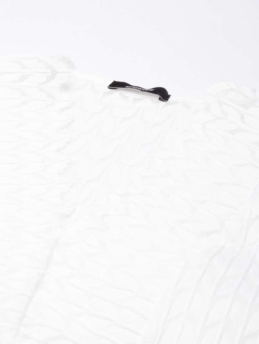 women self designed puff sleeves top - 20928929 -  Standard Image - 7