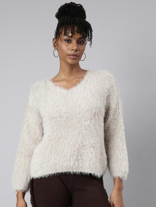 women self designed long sleeves pullover - 20929005 -  Standard Image - 0