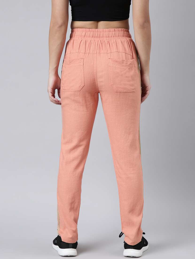orange cotton blend track pant - 20929035 -  Standard Image - 2