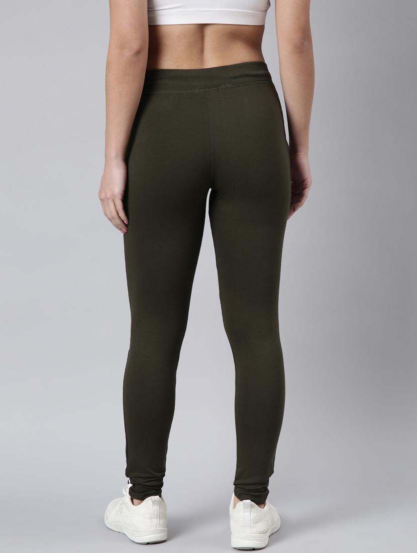 olive cotton blend track pant - 20929052 - Standard Image - 2