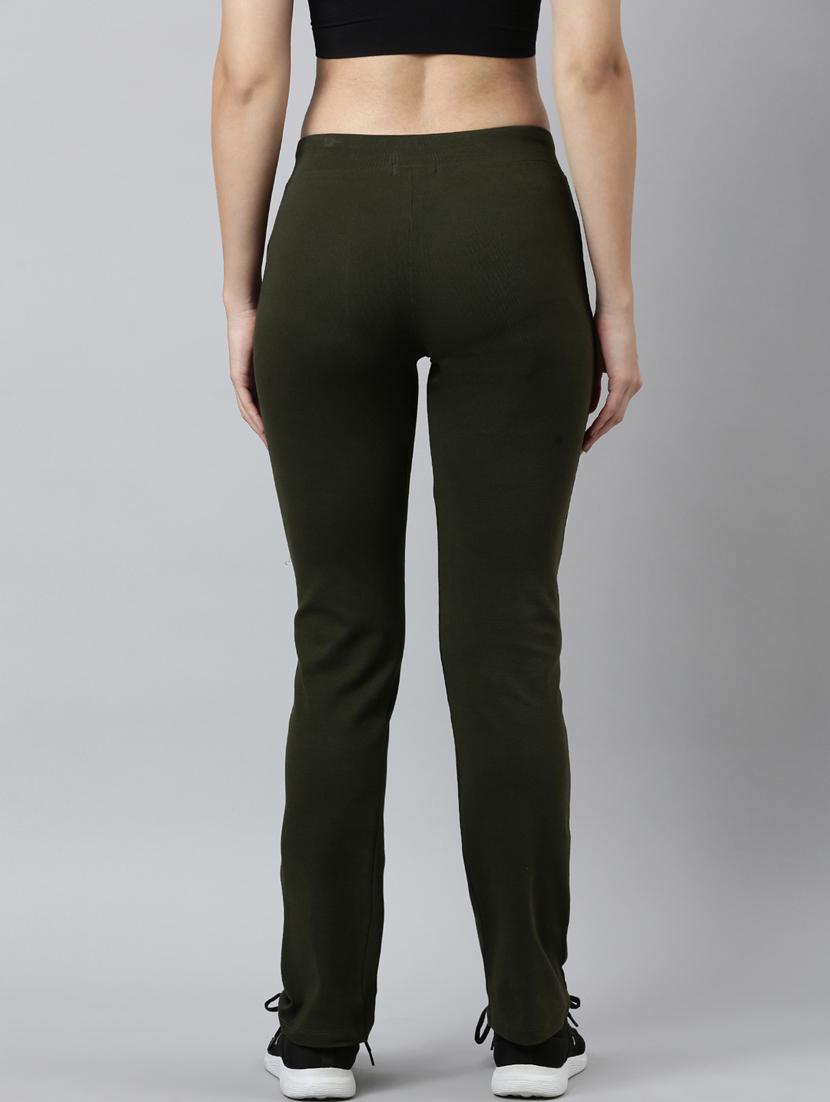 olive cotton blend track pant - 20929056 - Standard Image - 2