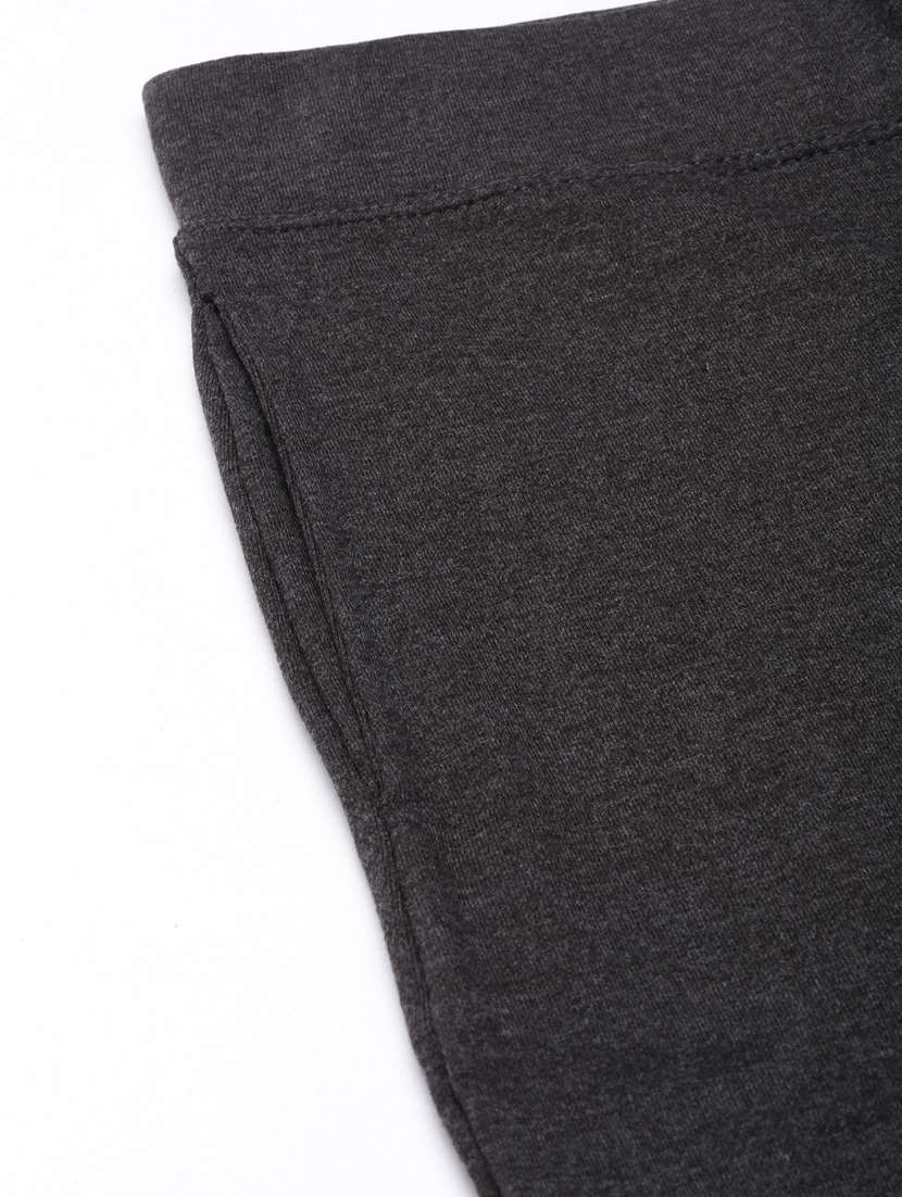 Grey Cotton Blend Track Pant - 20929063 -  Standard Image - 7