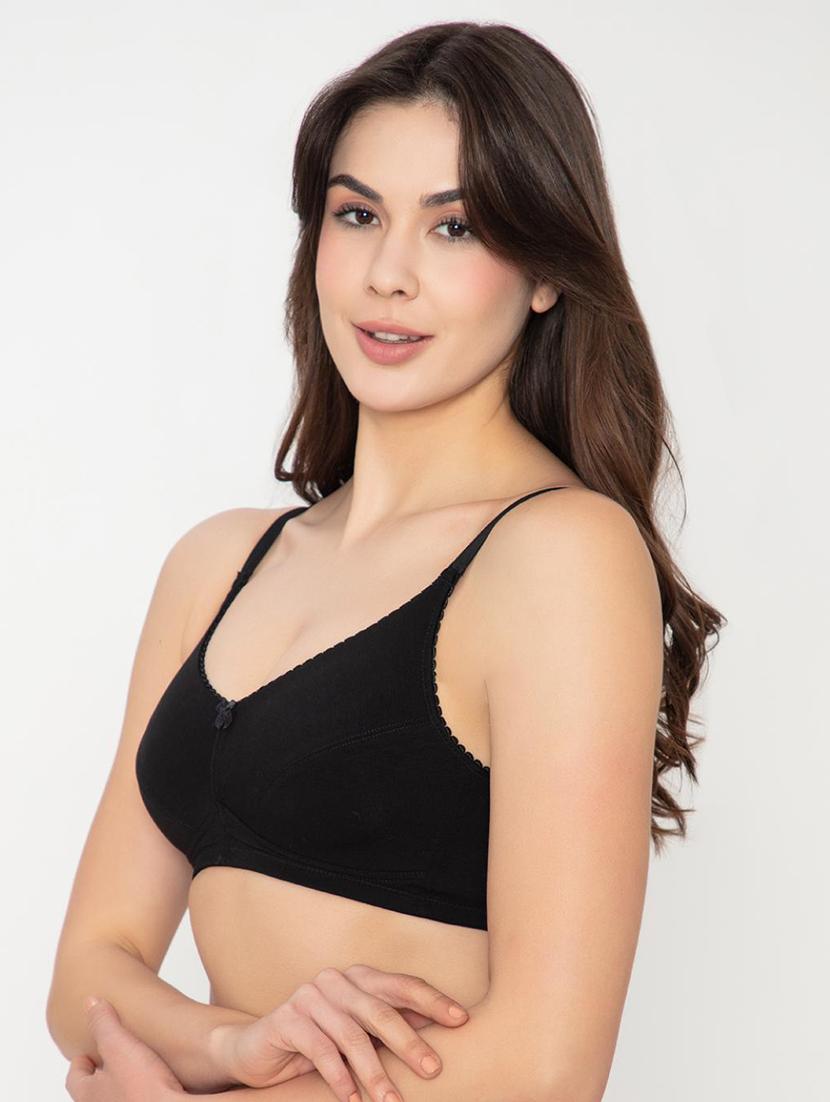 black lycra regular bra - 20929457 - Standard Image - 2
