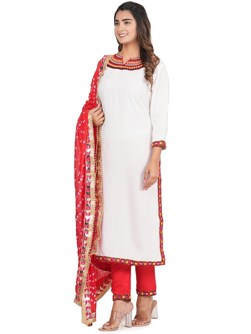 women three quarter sleeve suit set - 20929497 - Standard Image - 2