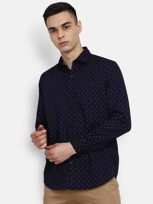 blue cotton casual shirt - 20930112 -  Standard Image - 0