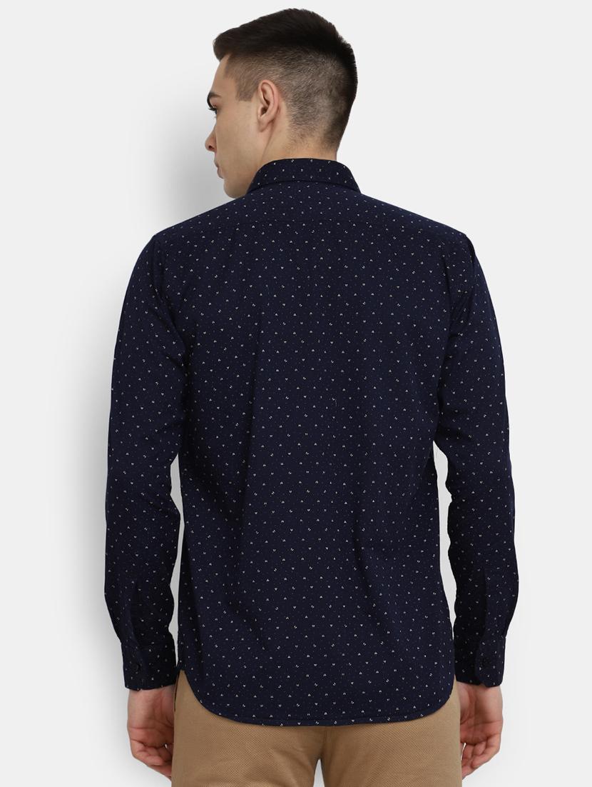 blue cotton casual shirt - 20930112 - Standard Image - 2