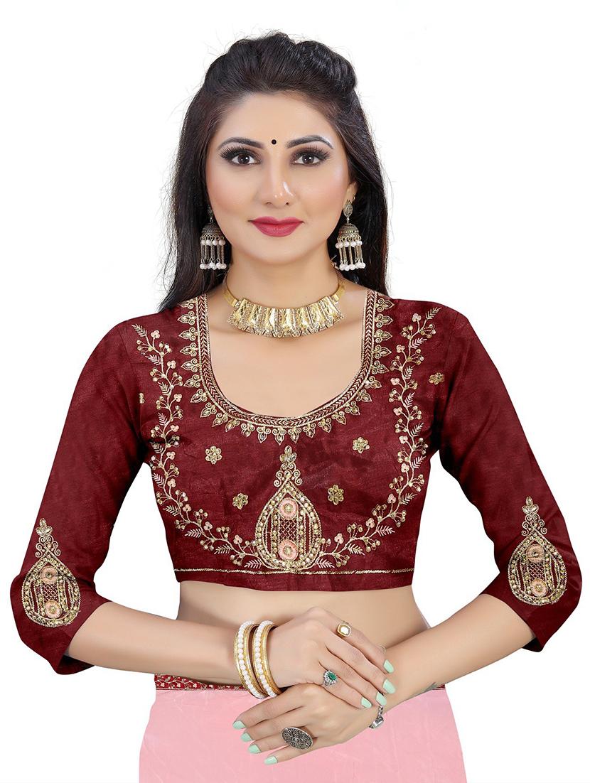 women solid with bordered saree - 20930231 - Standard Image - 2