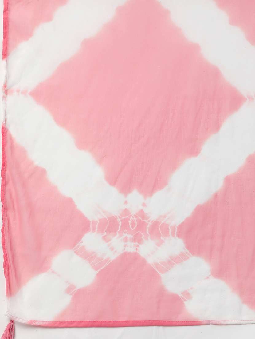 women three quarter sleeve kurta pant with dupatta set - 20930526 -  Standard Image - 7