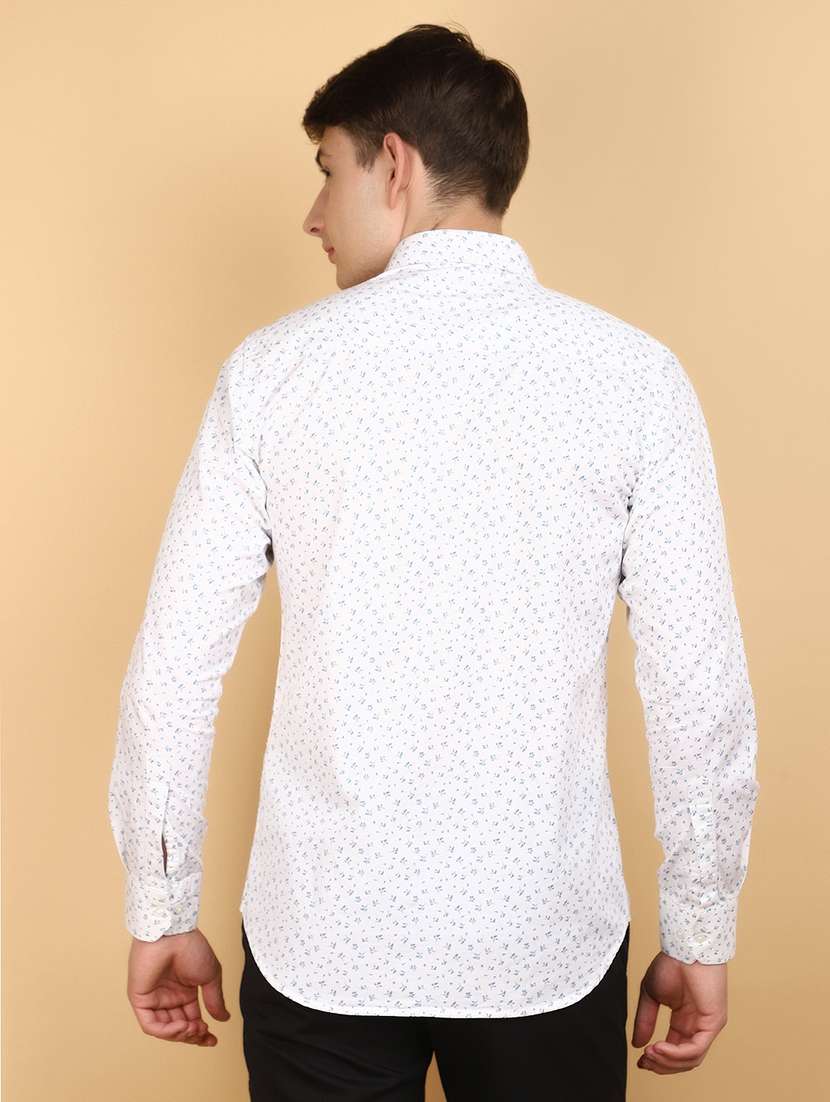 white cotton casual shirt - 20930701 -  Standard Image - 2