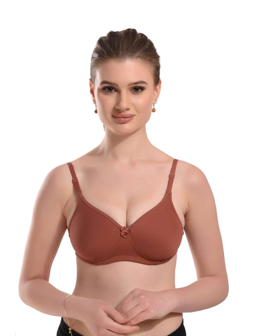 brown hosiery backless bra