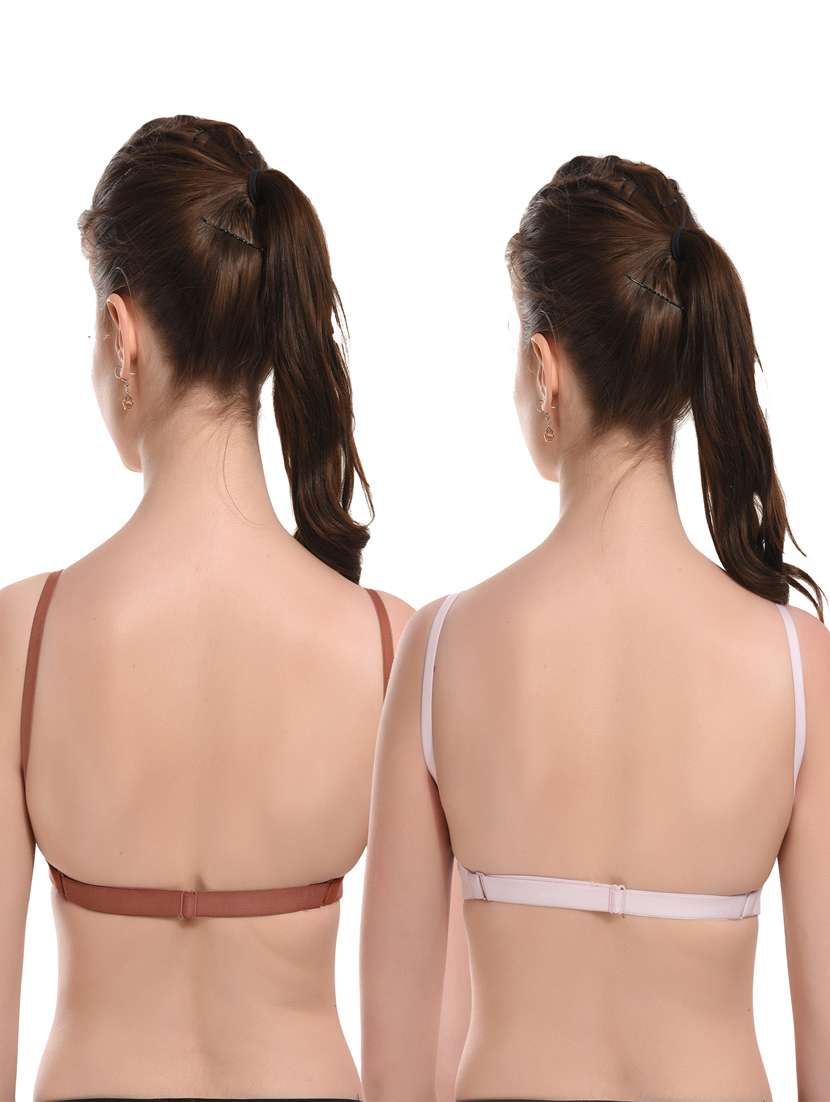 pack of 2 solid backless bras - 20930843 -  Standard Image - 7