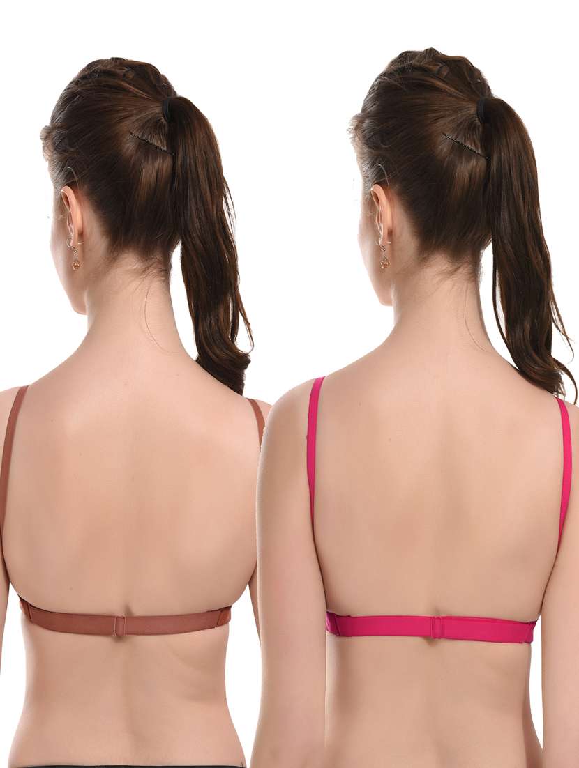 pack of 2 solid backless bras - 20930845 -  Standard Image - 7