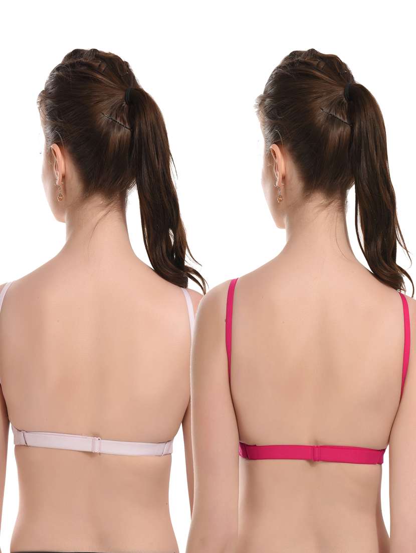 pack of 2 solid backless bras - 20930850 -  Standard Image - 7