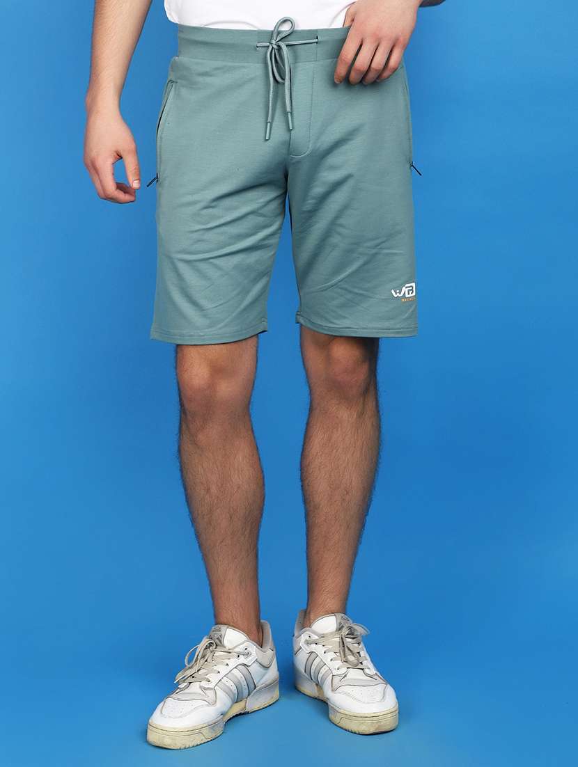 men cotton solids shorts