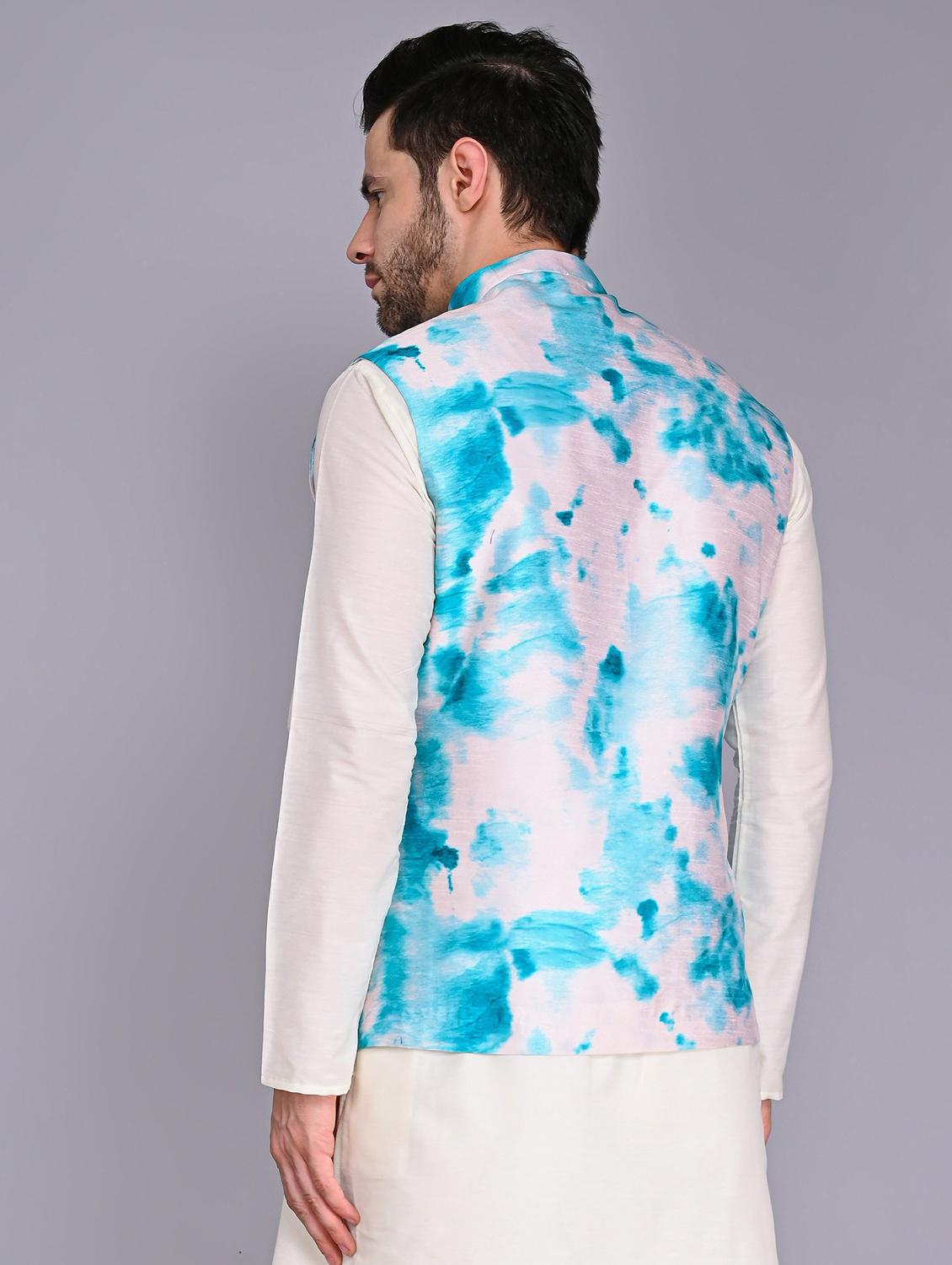 men's kurta churidar with jacket set - 20943095 - Standard Image - 2