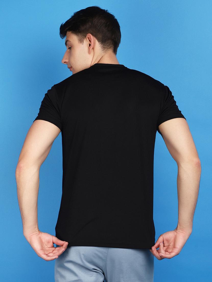 men round neck chest printed t-shirt - 20944888 - Standard Image - 2
