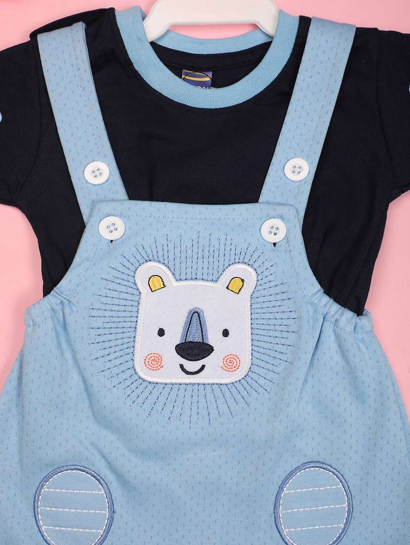 boys round neck graphic dungaree - 20944942 -  Standard Image - 2