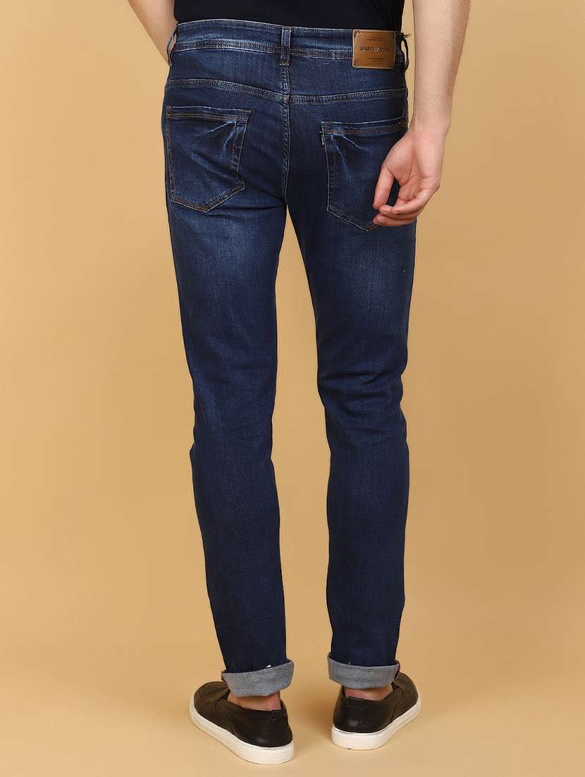 men mid rise washed denim jeans - 20945054 -  Standard Image - 2
