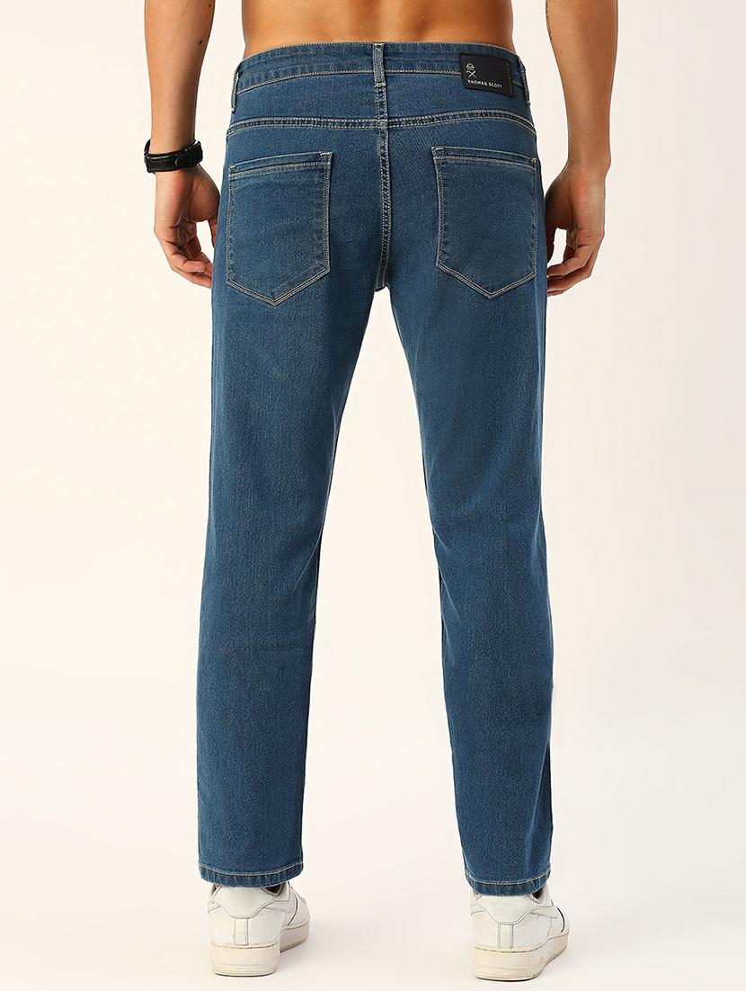 men plain mid rise jeans - 20945281 - Standard Image - 2