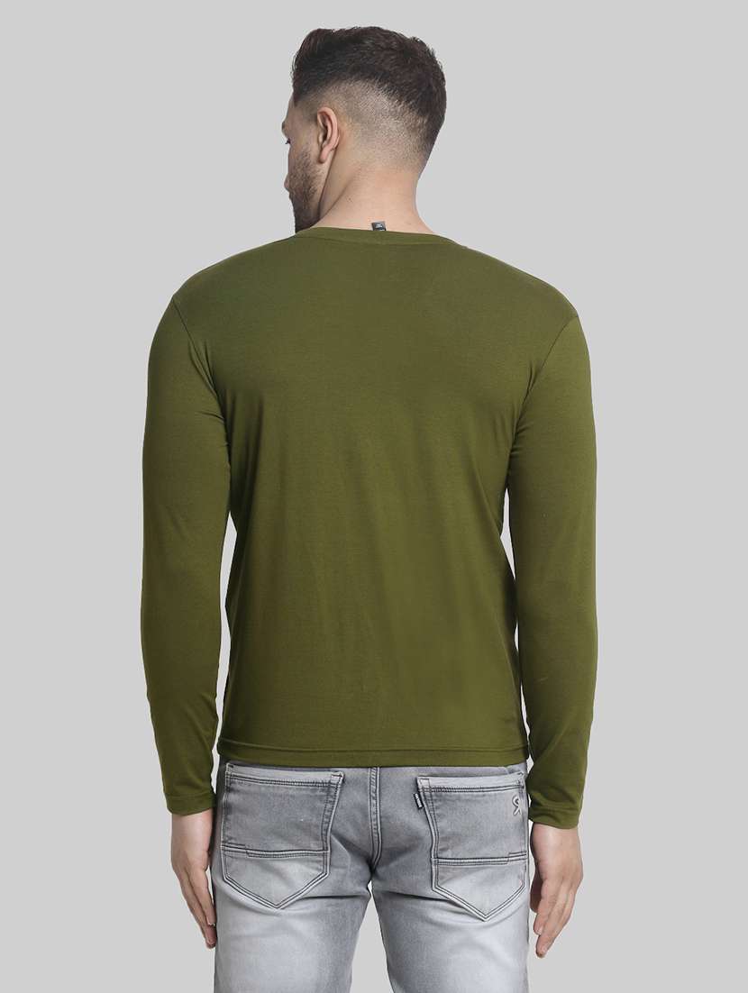 men front print long sleeve t-shirt - 20945432 -  Standard Image - 2
