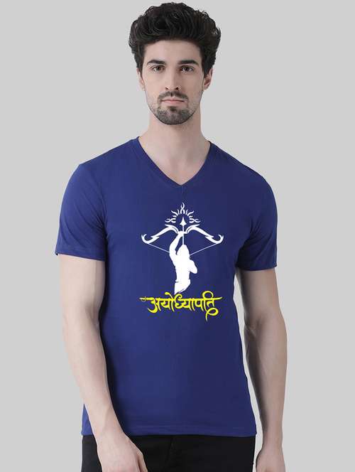 men front print short sleeve t-shirt - 20945436 - Standard Image - 0