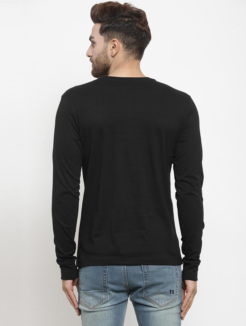 men chest print round neck t-shirt - 20945448 - Standard Image - 2