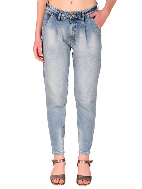 women plain mom fit jeans - 20945564 - Standard Image - 0