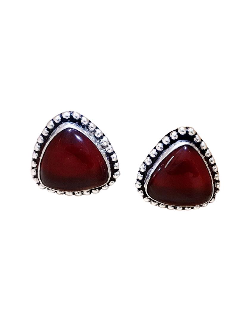 red alloy studs earrings - 20946447 - Standard Image - 2