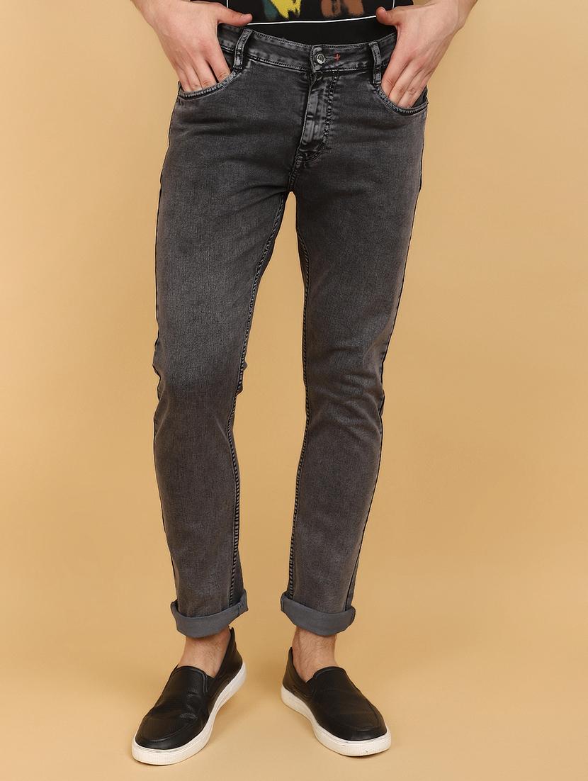 men mid rise washed denim jeans - 20946548 - Zoom Image - 0