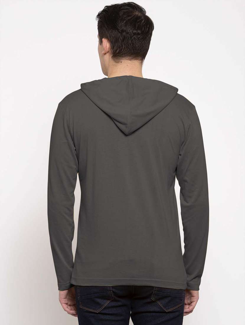 grey cotton chest print sweatshirt - 20947311 -  Standard Image - 2