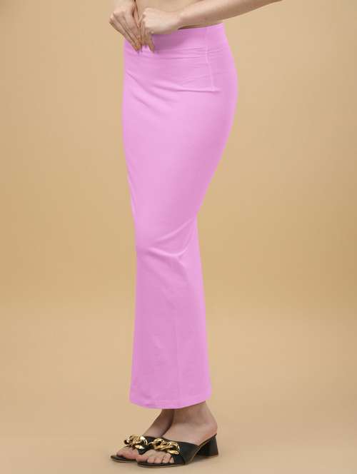 women lycra blend stretchable saree shaper