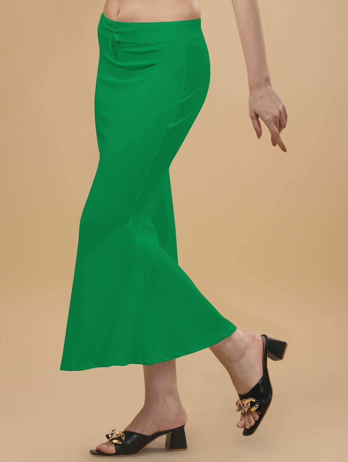 women lycra blend stretchable saree shaper