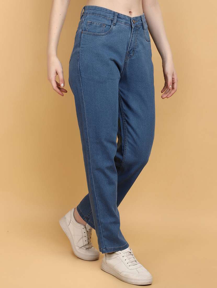 women mid risr denim jeans - 20948350 -  Standard Image - 2