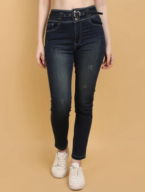 women solid skinny fit jean - 20948383 - Standard Image - 0