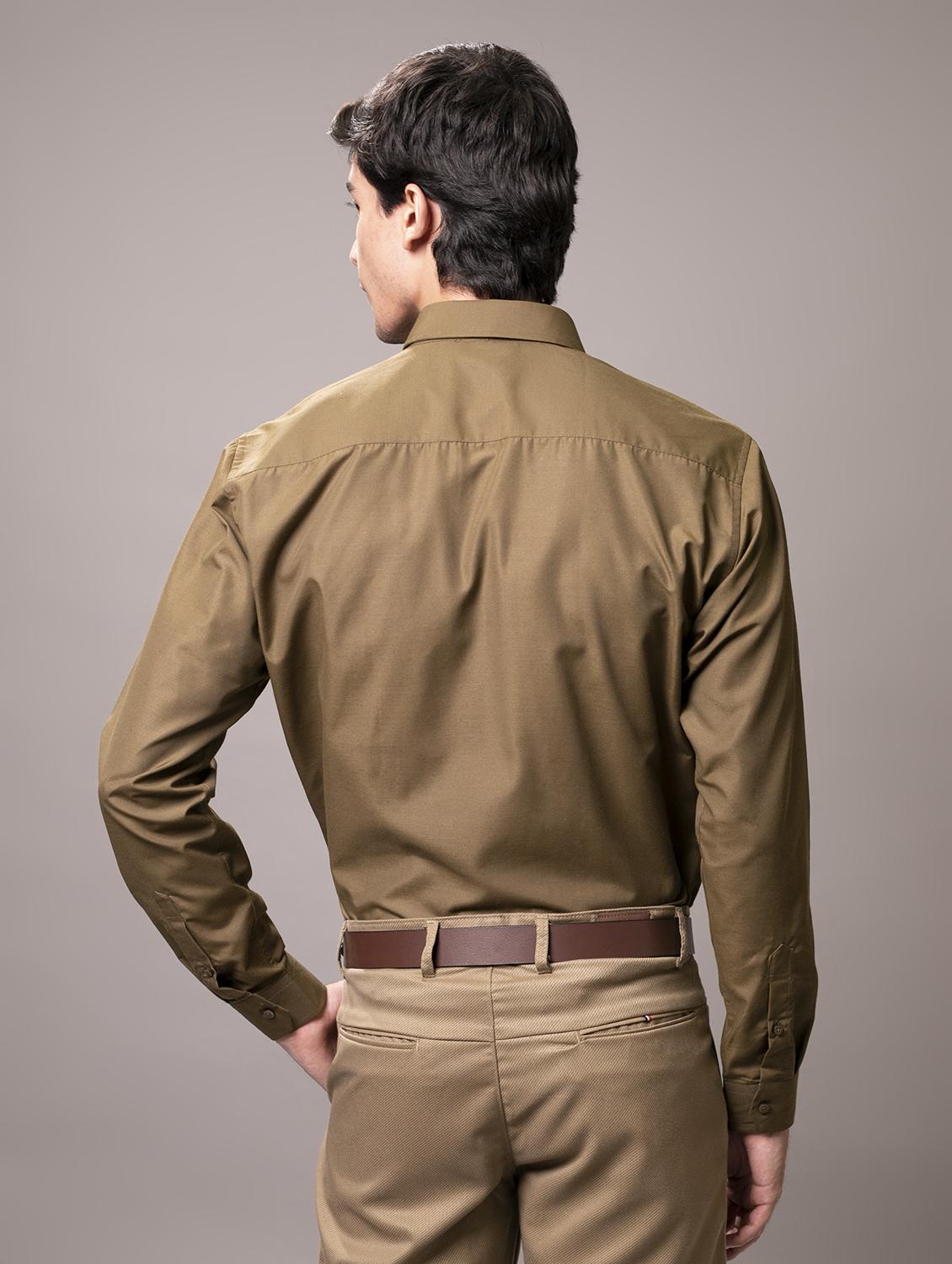 men collared long sleeve formal shirt - 20948604 - Standard Image - 2