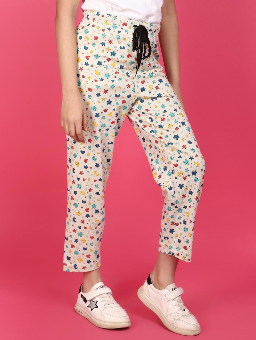 kids mid rise printed nightwear pyjama - 20948611 - Standard Image - 2