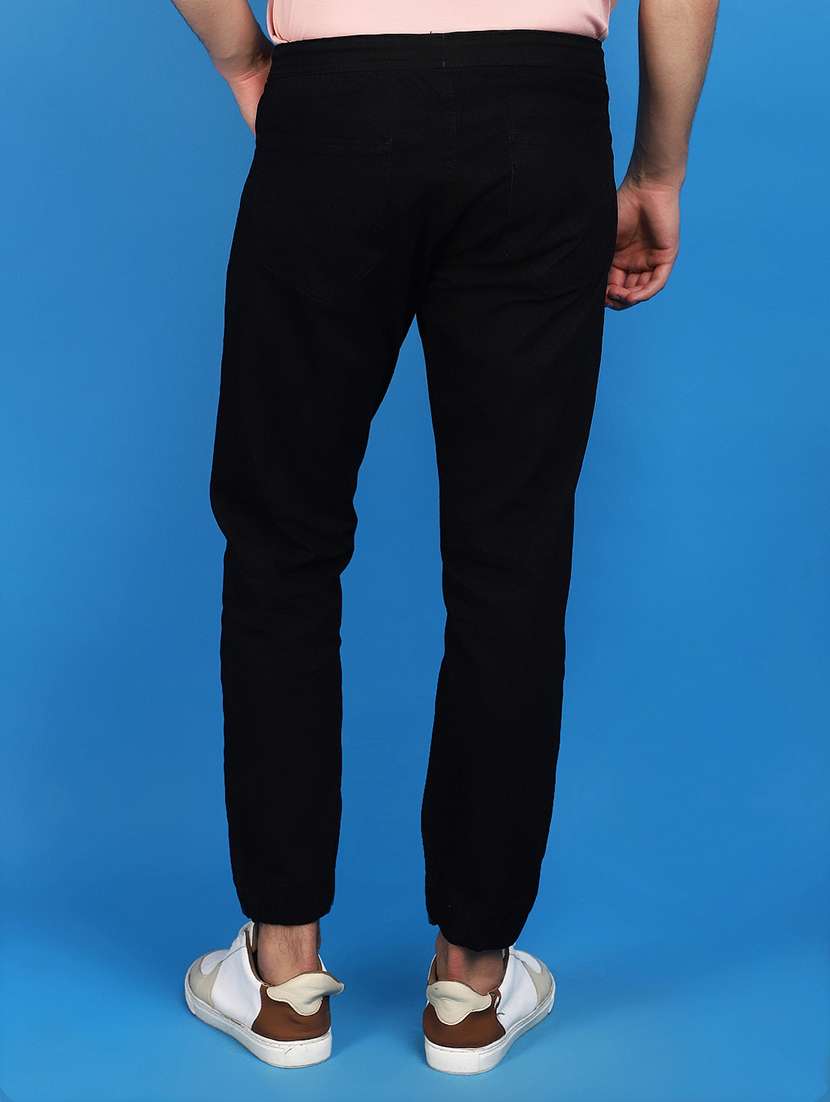 men solid mid rise full length jogger - 20948765 -  Standard Image - 2