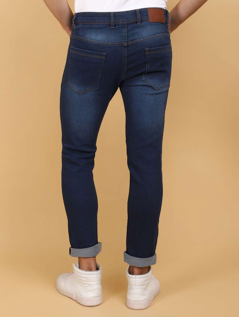 men mid rise washed denim jeans - 20948777 -  Standard Image - 2