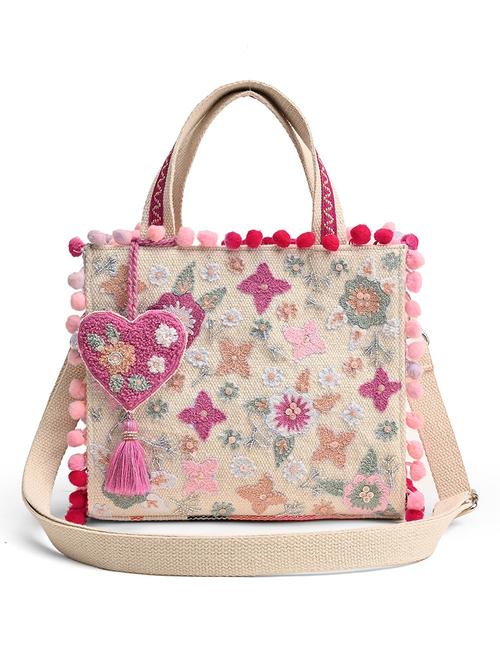 boho girl whimsical multicolor jacquard mini - 20949116 - Standard Image - 0