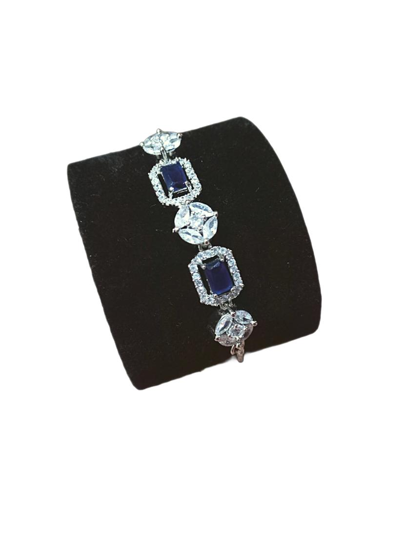 alloy rhodium blue bracelet - 20951086 - Standard Image - 2