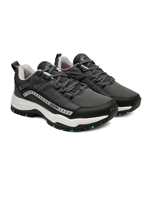 grey lace up sport shoe - 20951405 -  Standard Image - 0
