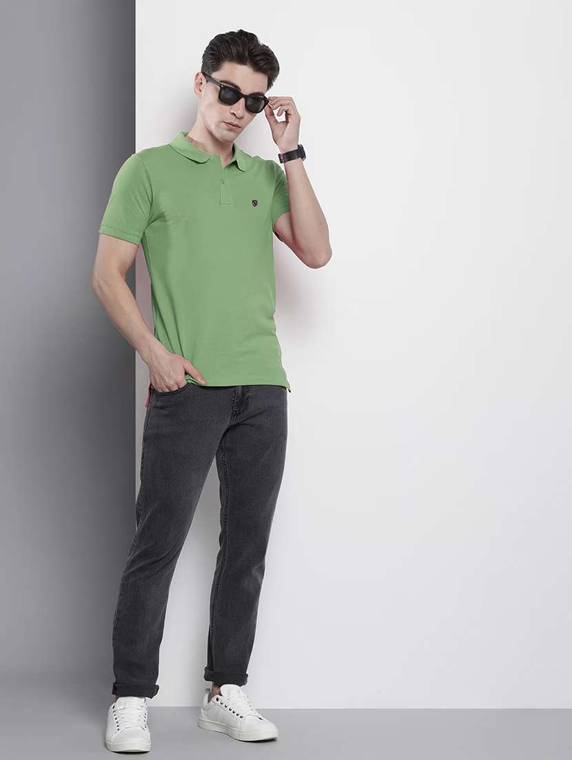 neo mint cotton blend plain tshirt - 20952048 -  Standard Image - 2