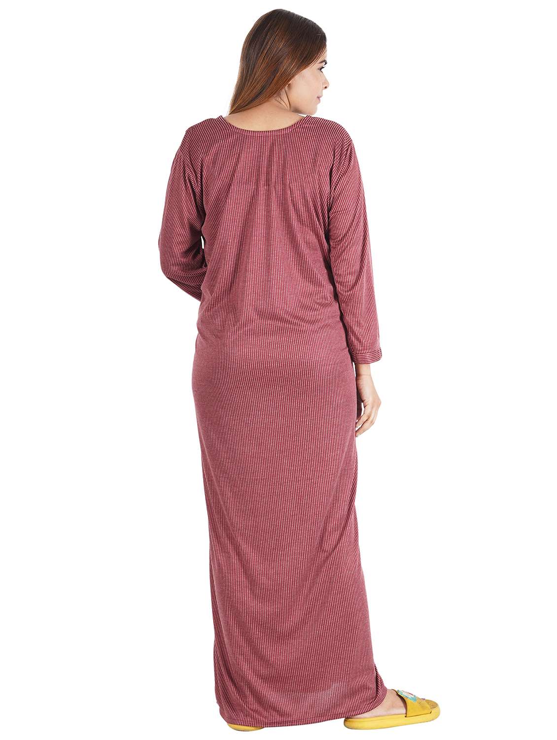 solid color scoop neck nighty - 20957023 - Standard Image - 2