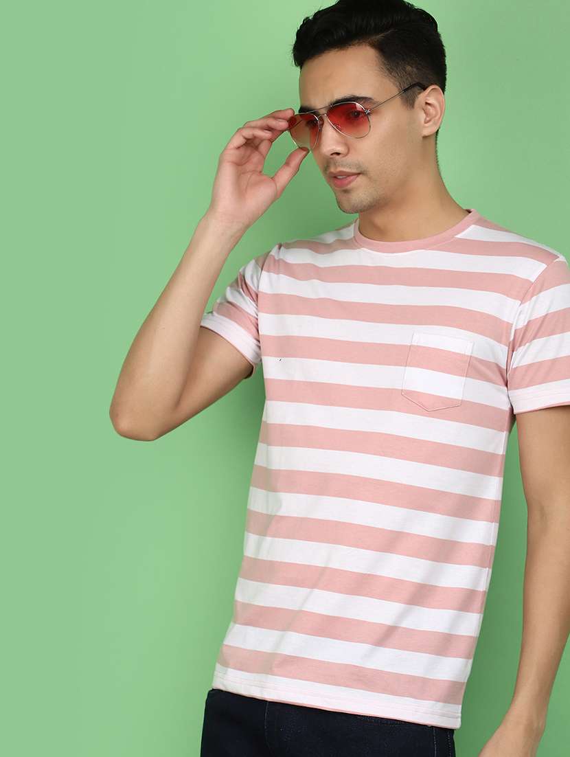 men striped short sleeves t-shirt - 20957404 -  Standard Image - 2