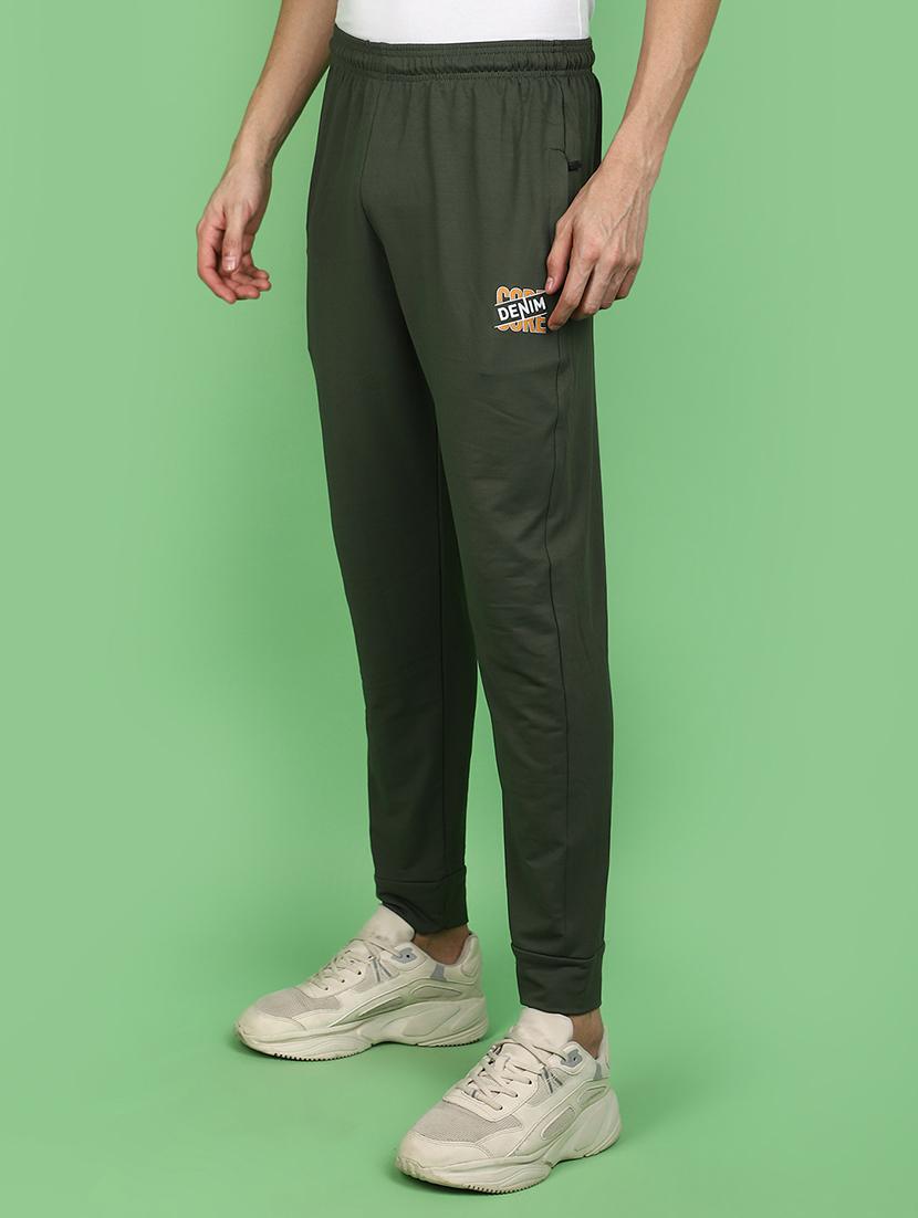 men solid olive green jogger - 20957479 - Standard Image - 2