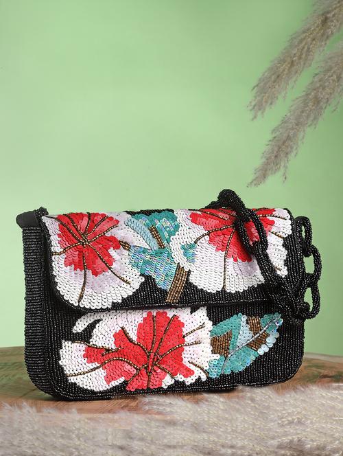 sequined faux silk regular clutch - 20957991 - Standard Image - 0